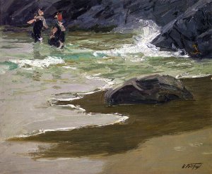 Bathers in the Surf I