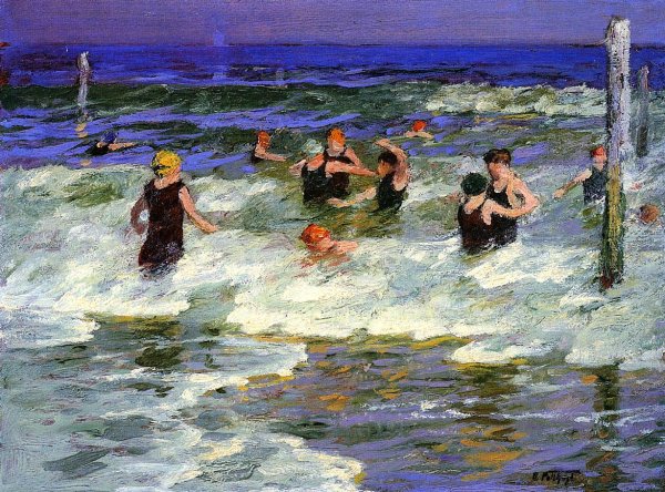 Bathers in the Surf -2