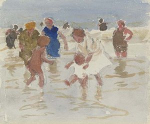 Bathers in the Surf 3