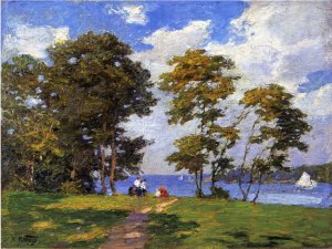 Landscape by the Shore (or The Picnic)